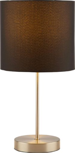 ColourMatch - Satin Stick Lamp - Jet Black